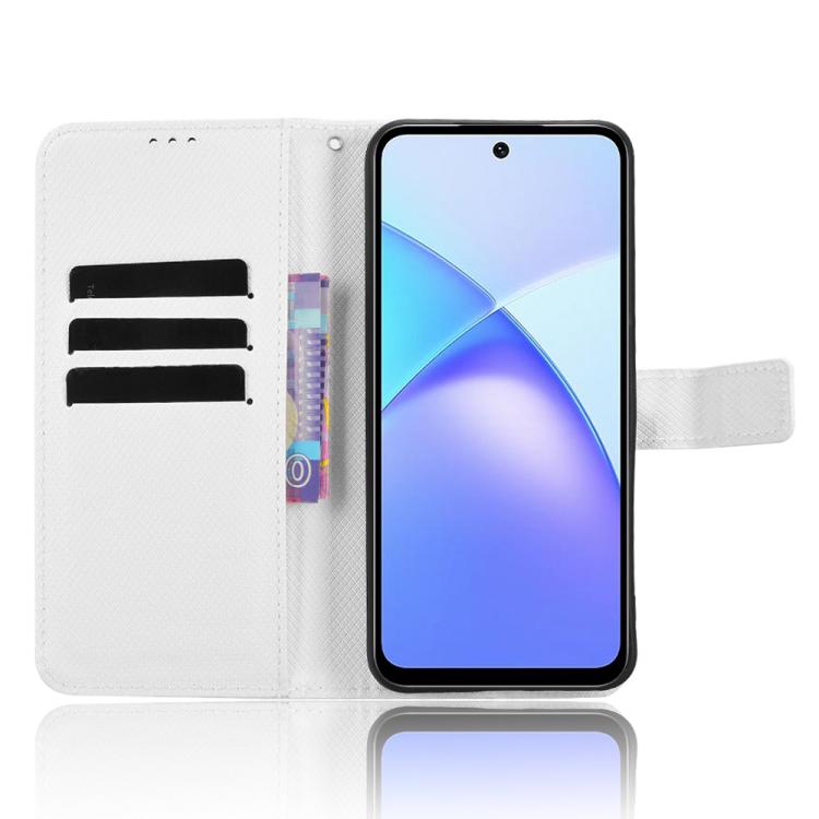 For Infinix Smart 10 / Tecno Pop 10 4G Diamond Texture Leather Phone Case