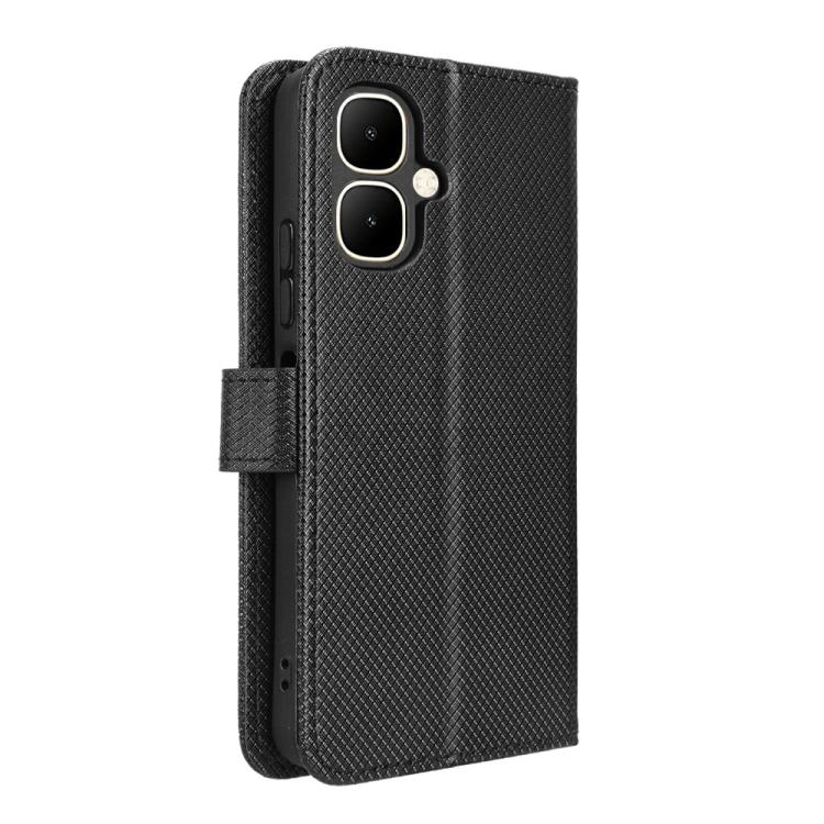 For Infinix Smart 10 / Tecno Pop 10 4G Diamond Texture Leather Phone Case