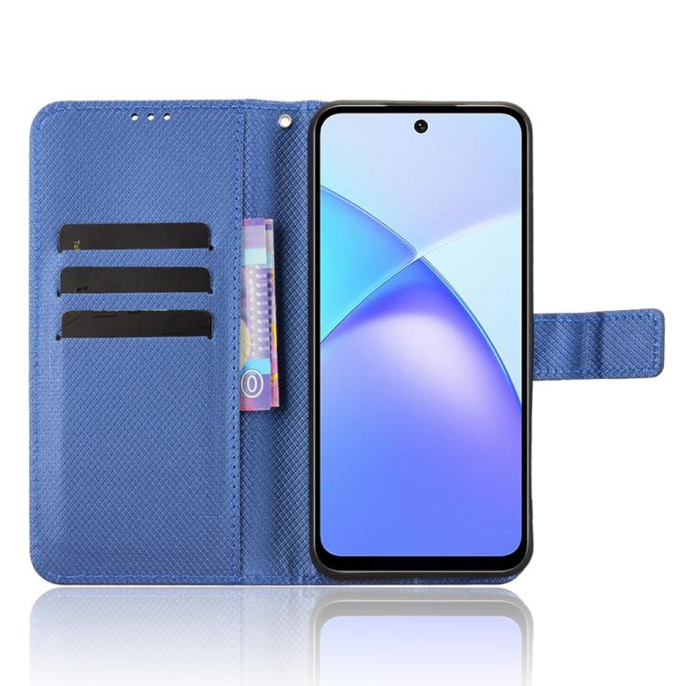 For Infinix Smart 10 / Tecno Pop 10 4G Diamond Texture Leather Phone Case