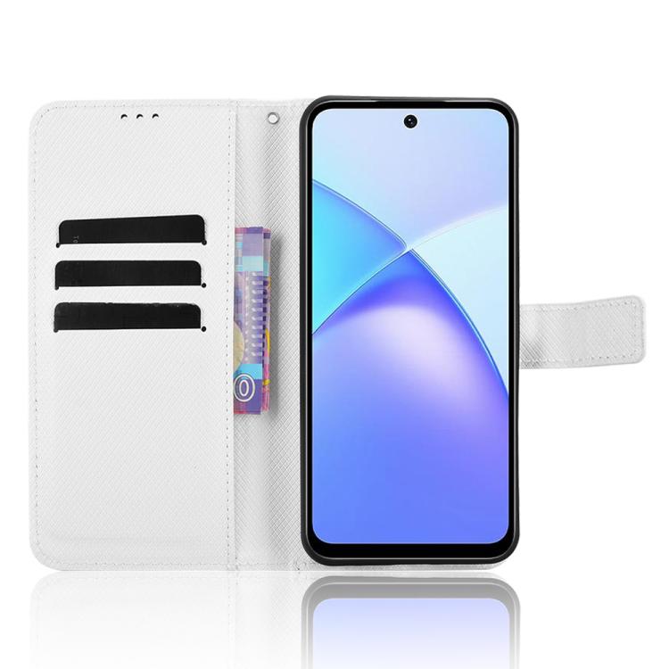 For Infinix Smart 10 Plus 4G Diamond Texture Leather Phone Case