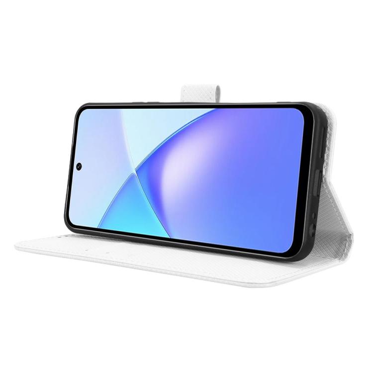 For Infinix Smart 10 Plus 4G Diamond Texture Leather Phone Case