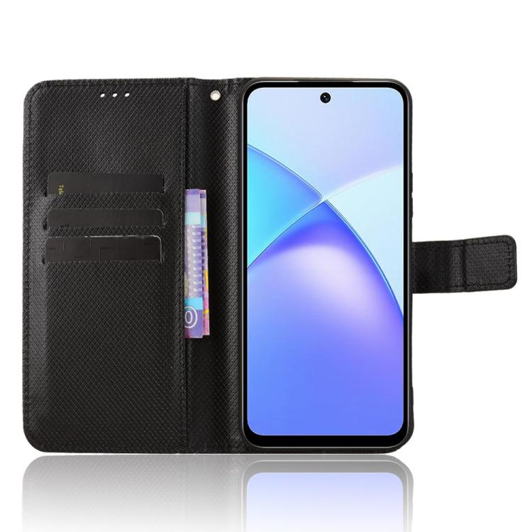 For Infinix Smart 10 Plus 4G Diamond Texture Leather Phone Case