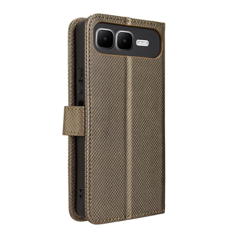 For Infinix Smart 10 Plus 4G Diamond Texture Leather Phone Case