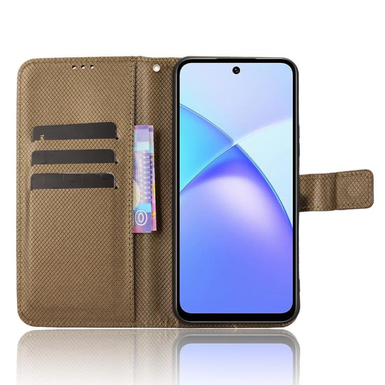 For Infinix Smart 10 Plus 4G Diamond Texture Leather Phone Case
