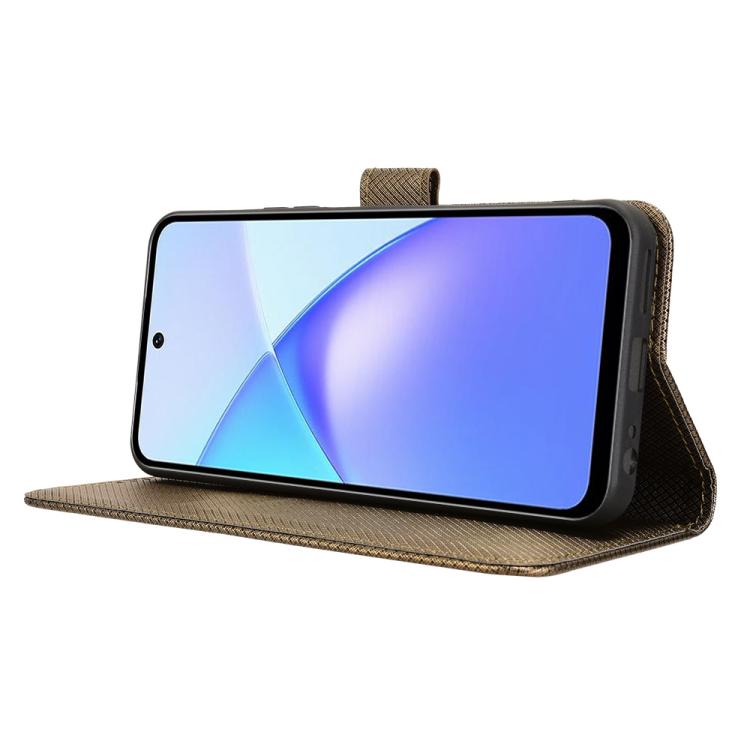 For Infinix Smart 10 Plus 4G Diamond Texture Leather Phone Case