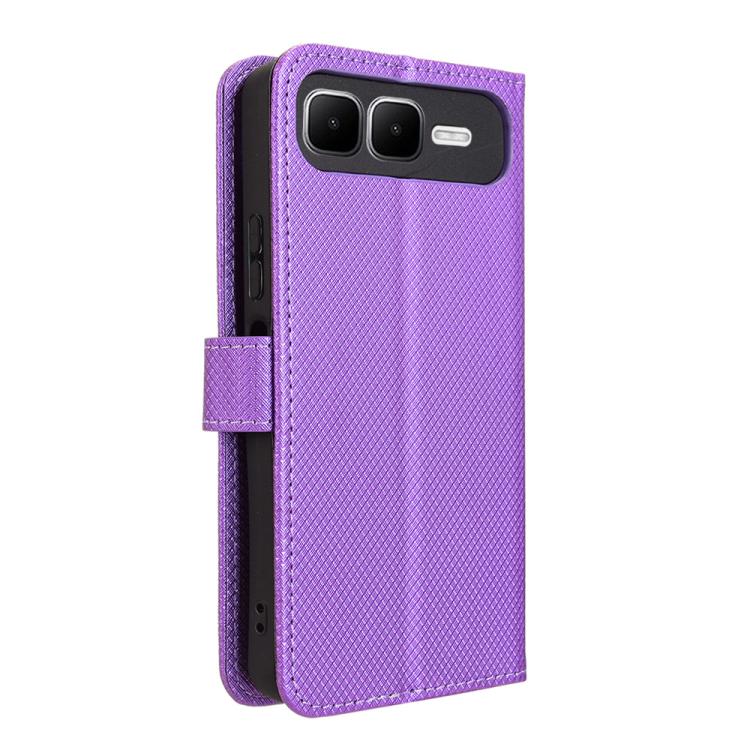 For Infinix Smart 10 Plus 4G Diamond Texture Leather Phone Case