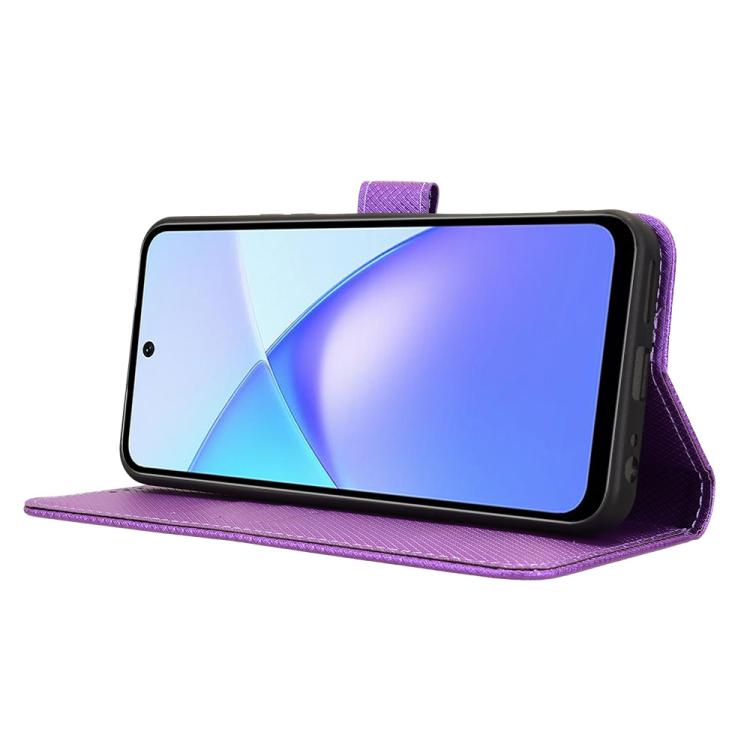 For Infinix Smart 10 Plus 4G Diamond Texture Leather Phone Case