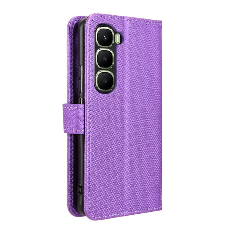 For Infinix Hot 60 Pro+ 4G Diamond Texture Leather Phone Case