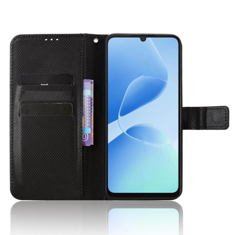 For Infinix Hot 60i 5G / Tecno Spark Go 5G Diamond Texture Leather Phone Case