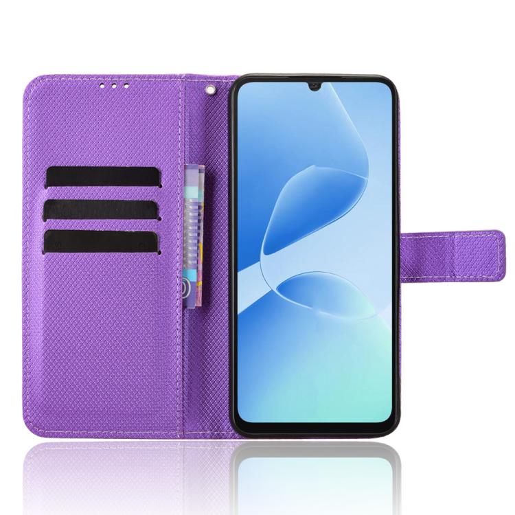 For Infinix Hot 60i 5G / Tecno Spark Go 5G Diamond Texture Leather Phone Case