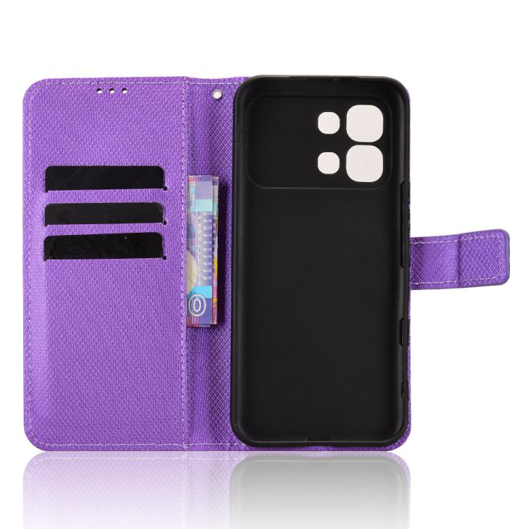 For Infinix Note Edge 5G Diamond Texture Leather Phone Case