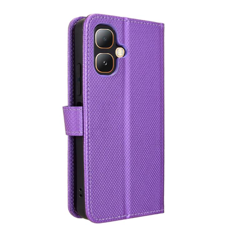 For Infinix Smart 20 4G Diamond Texture Leather Phone Case