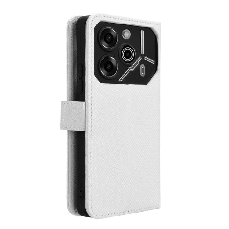 For Tecno Pova 6 Pro 5G Diamond Texture Leather Phone Case