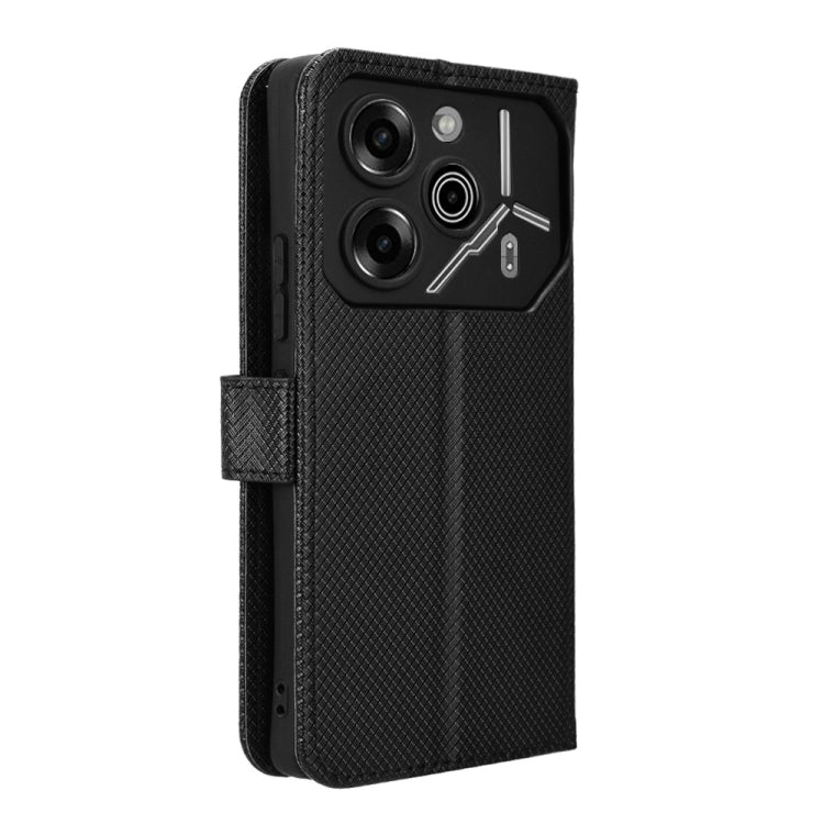 For Tecno Pova 6 Pro 5G Diamond Texture Leather Phone Case