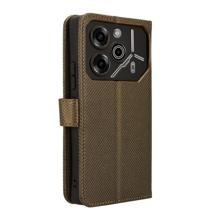 For Tecno Pova 6 Pro 5G Diamond Texture Leather Phone Case