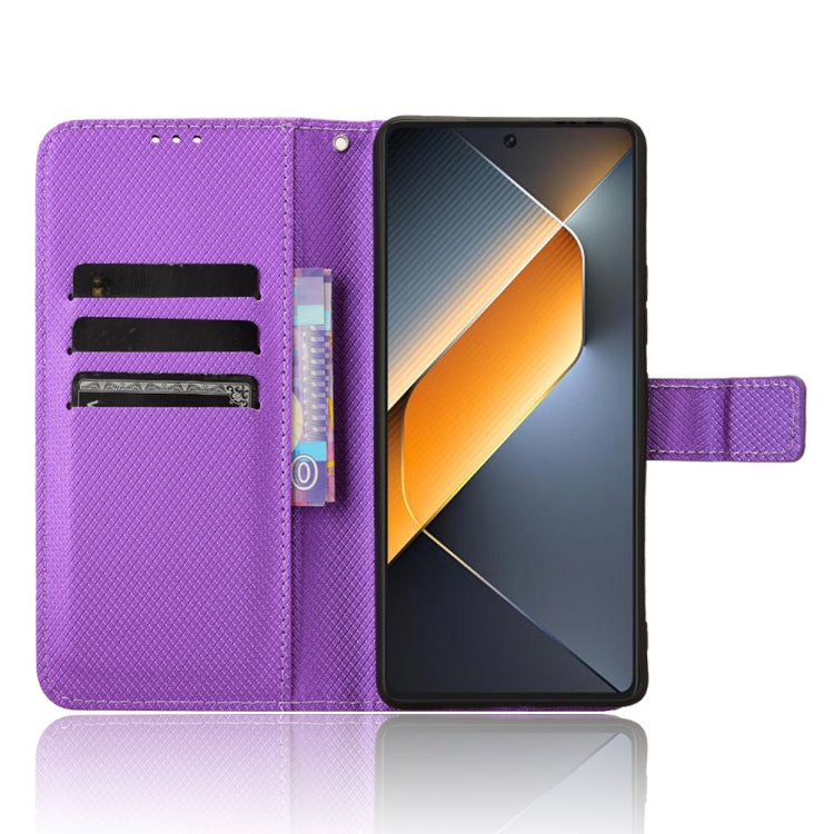 For Tecno Pova 6 Pro 5G Diamond Texture Leather Phone Case