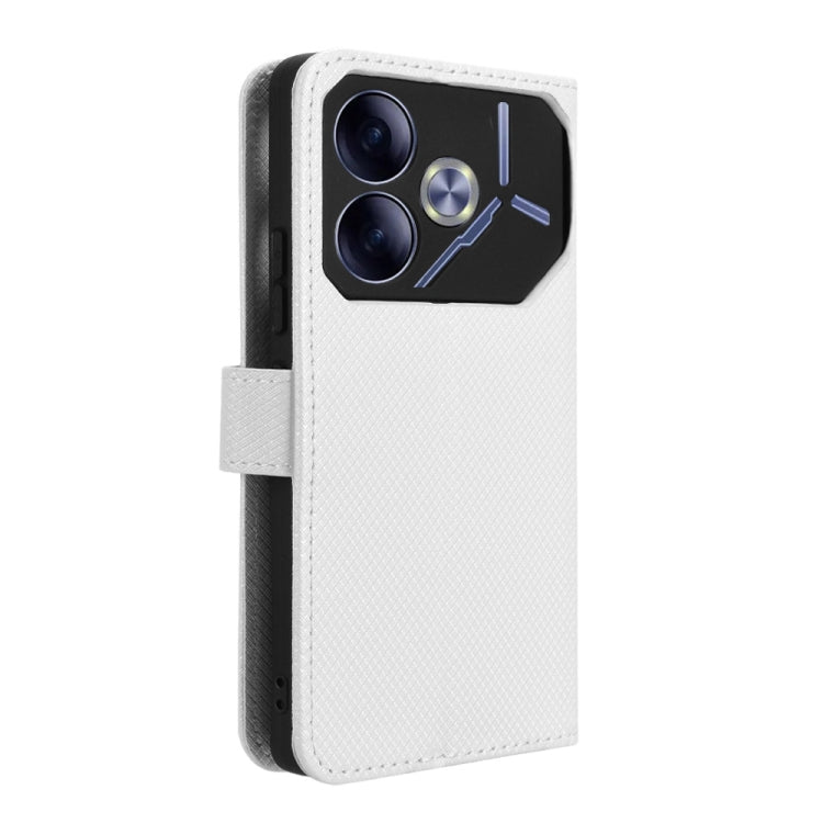 For Tecno Pova 6 4G Diamond Texture Leather Phone Case
