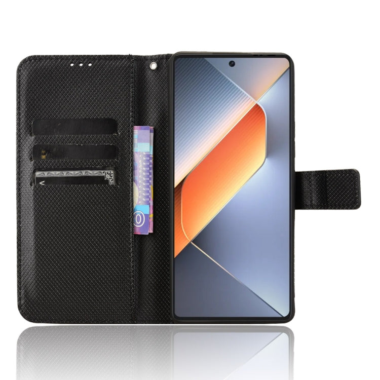 For Tecno Pova 6 4G Diamond Texture Leather Phone Case