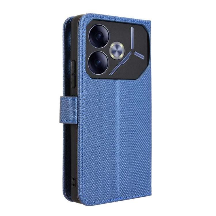 For Tecno Pova 6 4G Diamond Texture Leather Phone Case