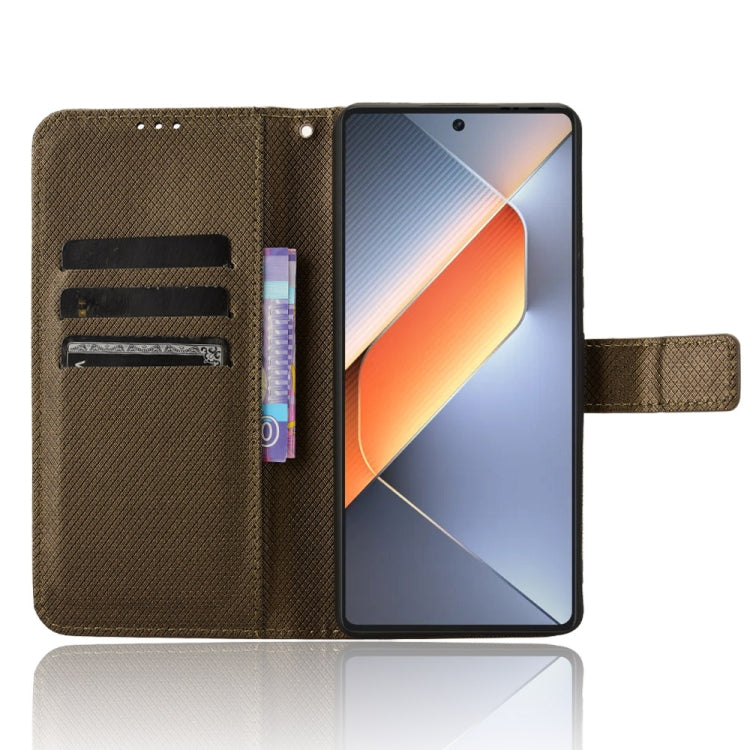 For Tecno Pova 6 4G Diamond Texture Leather Phone Case