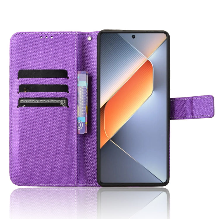 For Tecno Pova 6 4G Diamond Texture Leather Phone Case