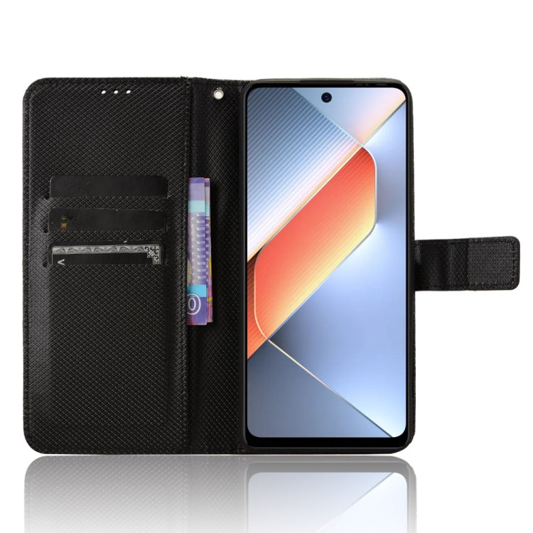 For Tecno Pova 6 Neo 4G Diamond Texture Leather Phone Case