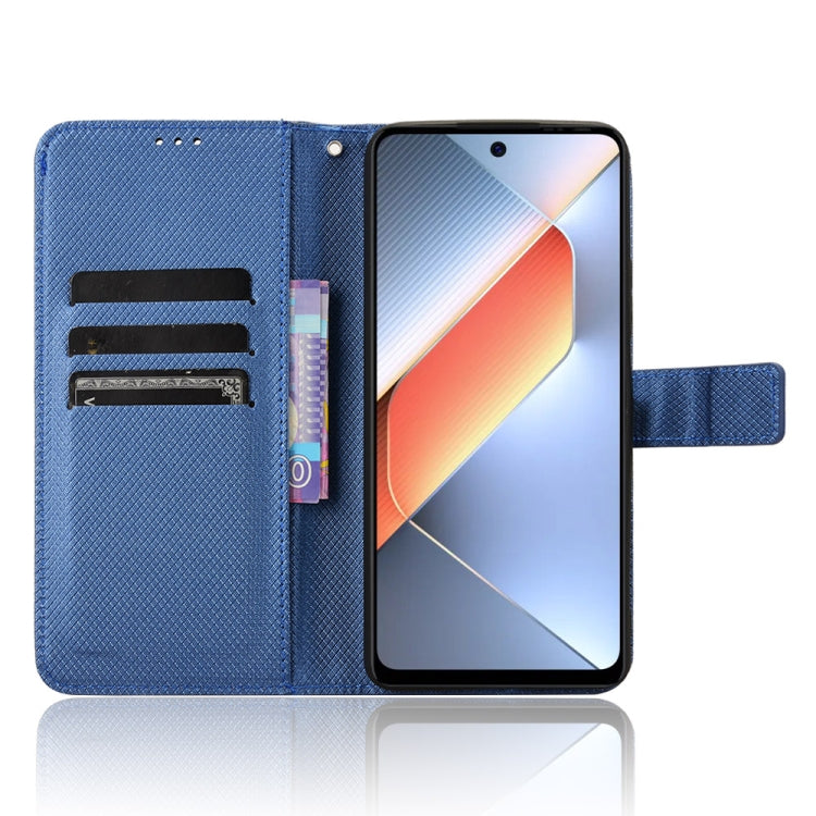 For Tecno Pova 6 Neo 4G Diamond Texture Leather Phone Case
