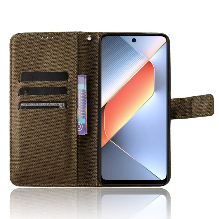 For Tecno Pova 6 Neo 4G Diamond Texture Leather Phone Case