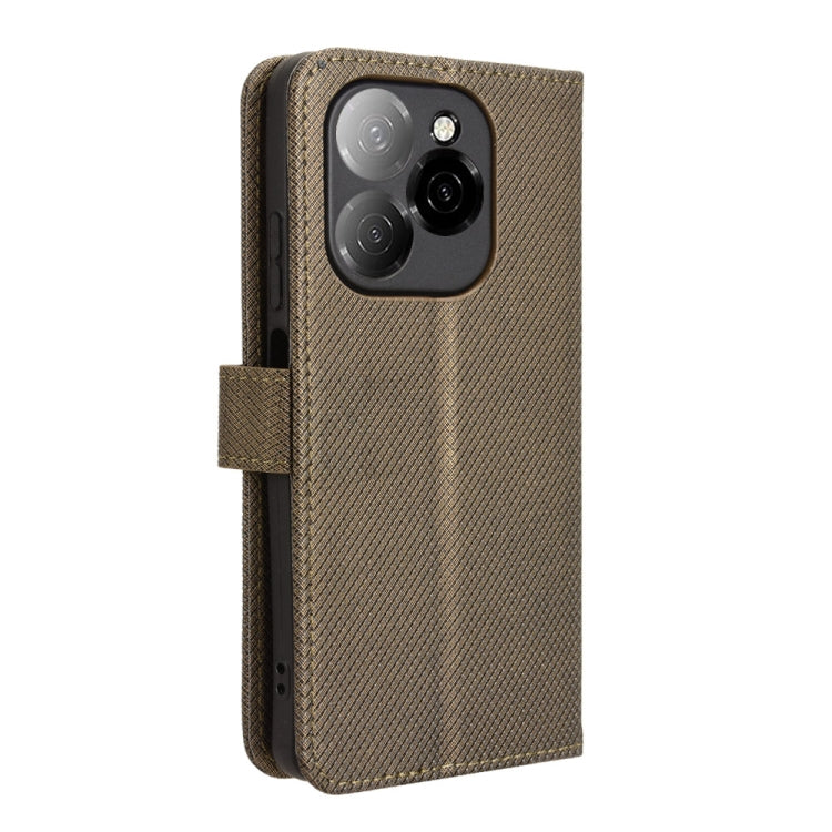 For Tecno Spark 20 Pro 5G Diamond Texture Leather Phone Case