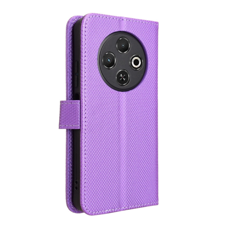 For Tecno Spark 30C 4G Diamond Texture Leather Phone Case
