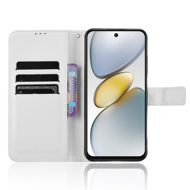 For Tecno Spark Go 1 / Pop 9 / Spark Go 2025 Diamond Texture Leather Phone Case