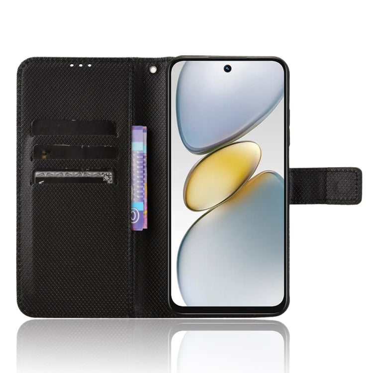 For Tecno Spark Go 1 / Pop 9 / Spark Go 2025 Diamond Texture Leather Phone Case