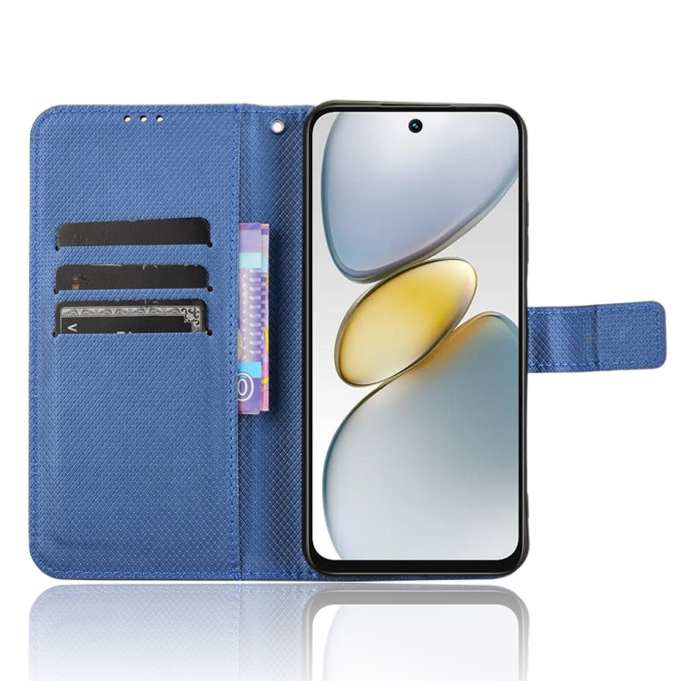 For Tecno Spark Go 1 / Pop 9 / Spark Go 2025 Diamond Texture Leather Phone Case