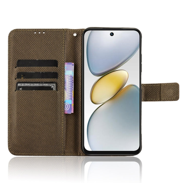 For Tecno Spark Go 1 / Pop 9 / Spark Go 2025 Diamond Texture Leather Phone Case