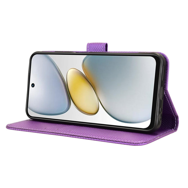 For Tecno Spark Go 1 / Pop 9 / Spark Go 2025 Diamond Texture Leather Phone Case
