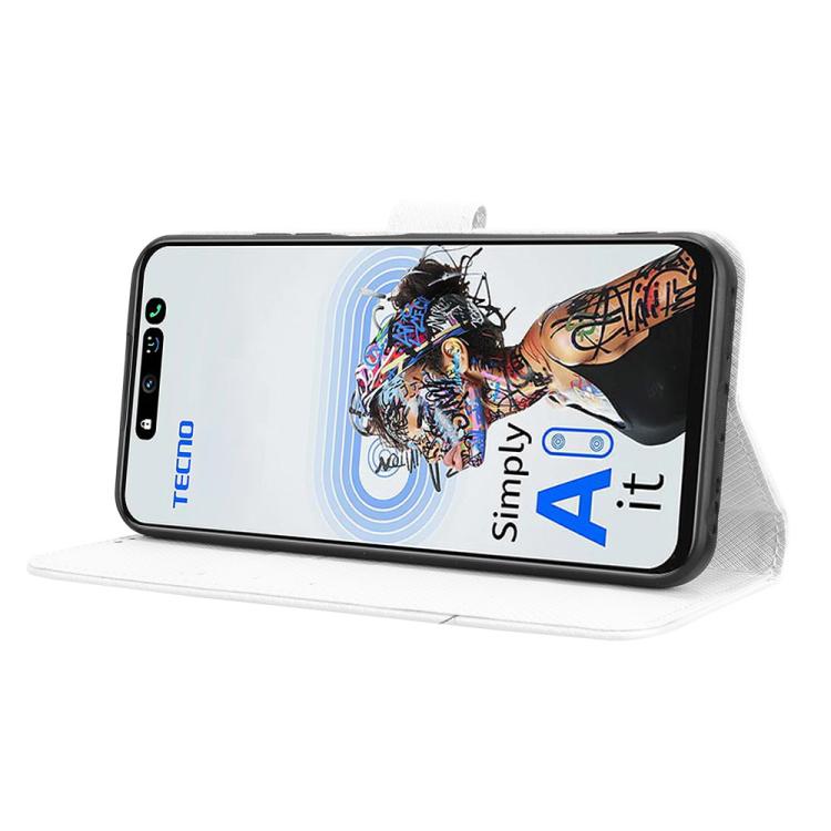 For Tecno Pova 6 Neo 5G / Spark 30 5G Diamond Texture Leather Phone Case