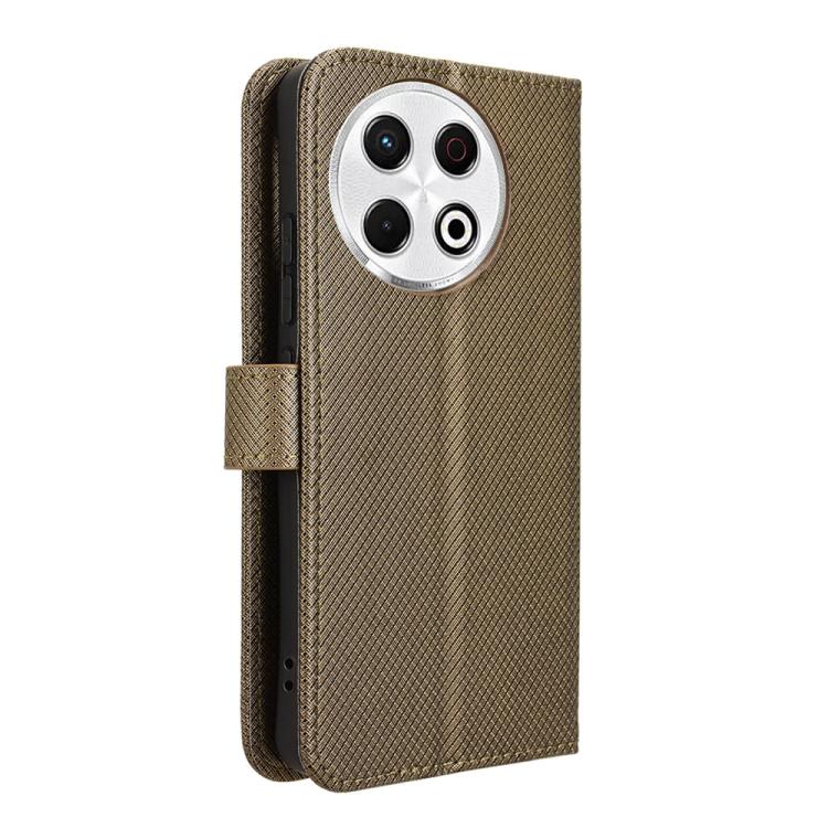For Tecno Spark 30 Pro 4G Diamond Texture Leather Phone Case