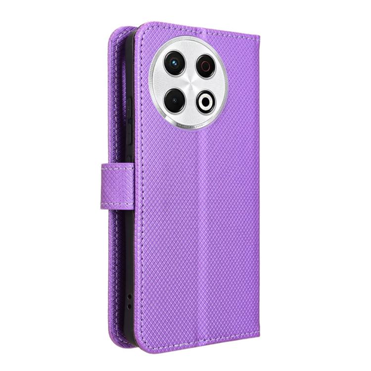 For Tecno Spark 30 Pro 4G Diamond Texture Leather Phone Case
