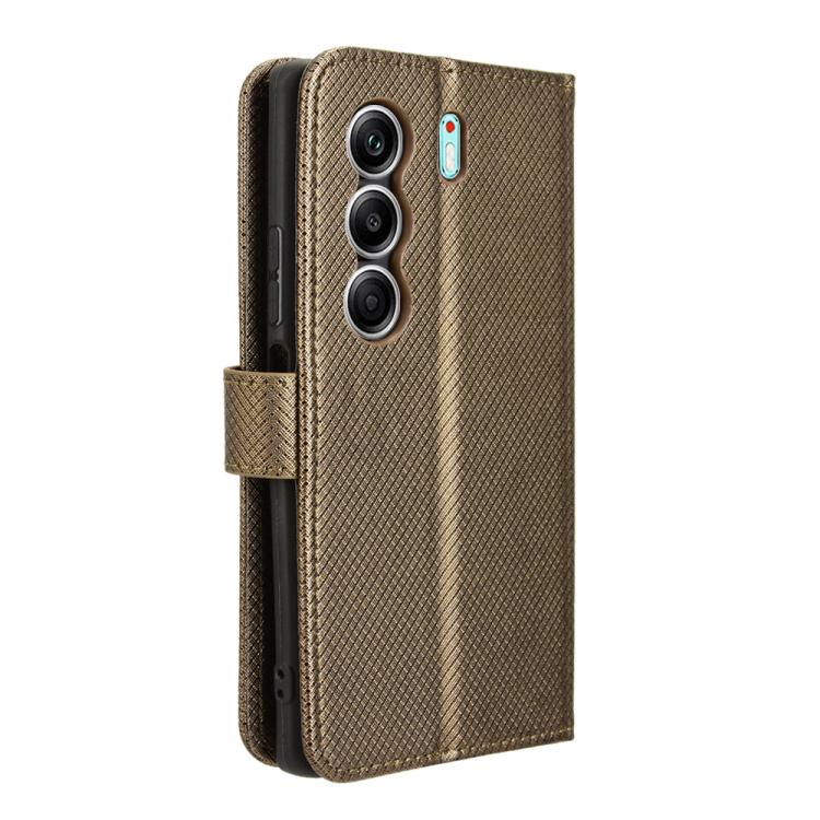 For Tecno Camon 40 4G Diamond Texture Leather Phone Case