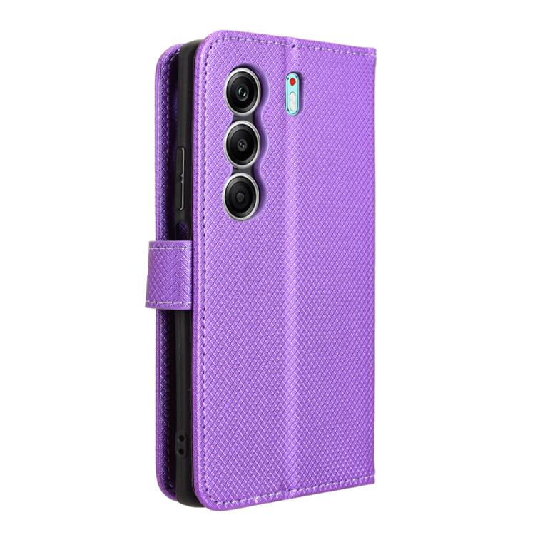 For Tecno Camon 40 4G Diamond Texture Leather Phone Case
