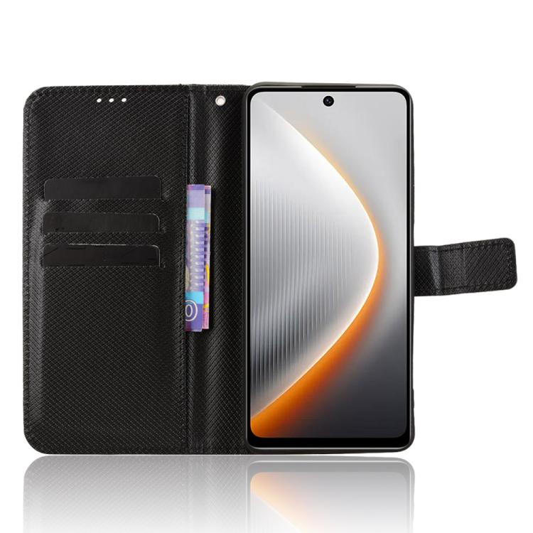For Tecno Pova 7 4G Diamond Texture Leather Phone Case