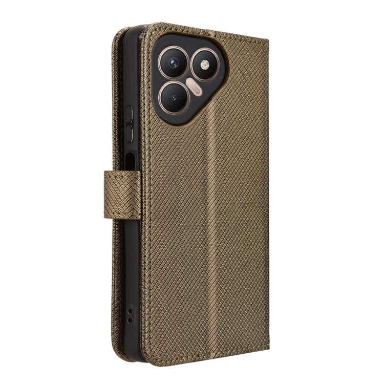 For Tecno Pova 7 4G Diamond Texture Leather Phone Case