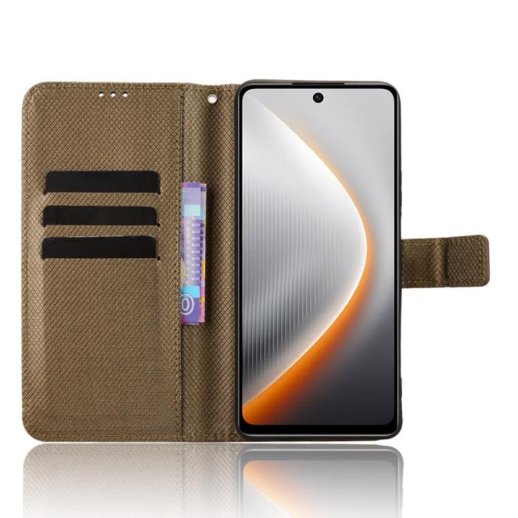 For Tecno Pova 7 4G Diamond Texture Leather Phone Case