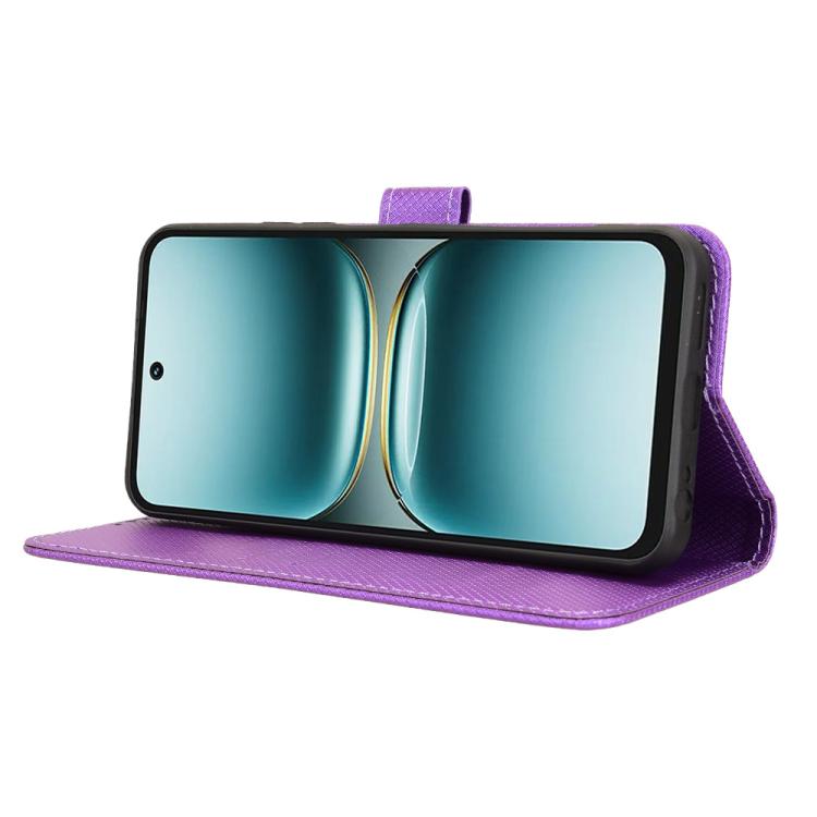 For Tecno Spark Go 2 4G Diamond Texture Leather Phone Case
