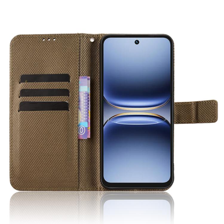 For Tecno Spark 40 4G Diamond Texture Leather Phone Case