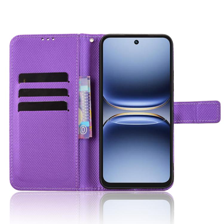 For Tecno Spark 40 4G Diamond Texture Leather Phone Case