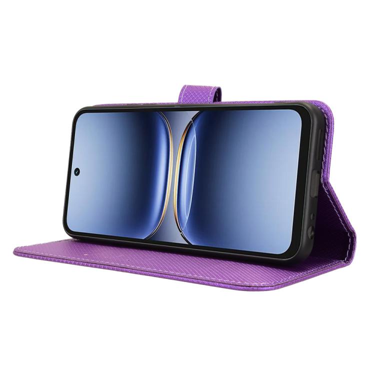 For Tecno Spark 40 4G Diamond Texture Leather Phone Case
