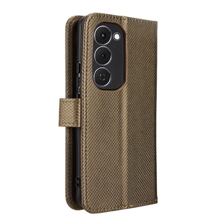 For Tecno Spark 40 Pro+ 4G Diamond Texture Leather Phone Case