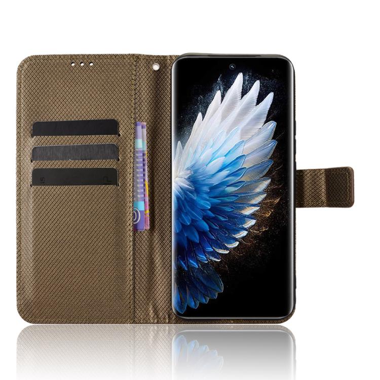 For Tecno Spark 40 Pro+ 4G Diamond Texture Leather Phone Case