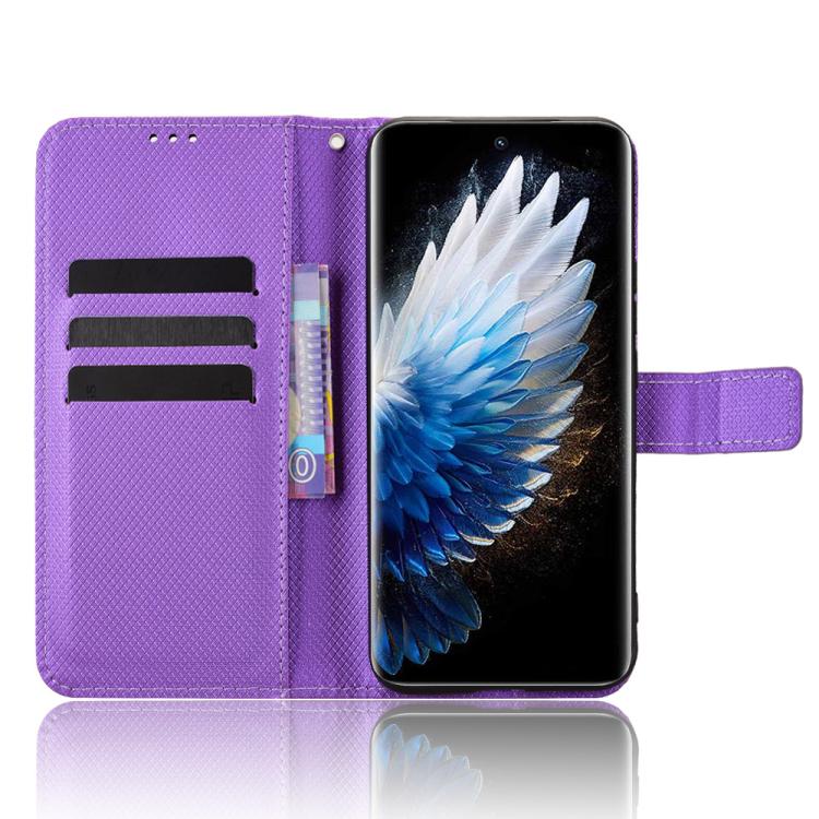 For Tecno Spark 40 Pro+ 4G Diamond Texture Leather Phone Case